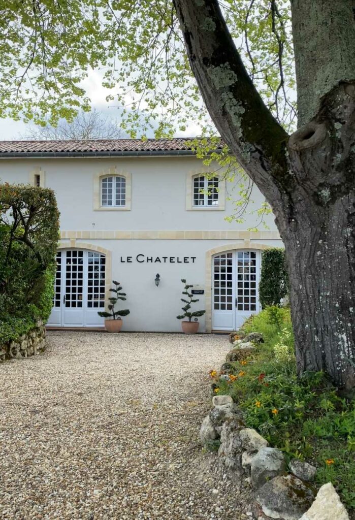 château le châtelet in saint Emilion