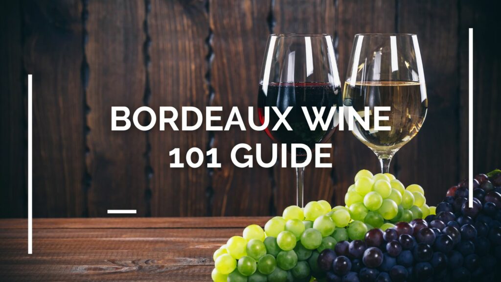 Bordeaux wine guide pairing with food