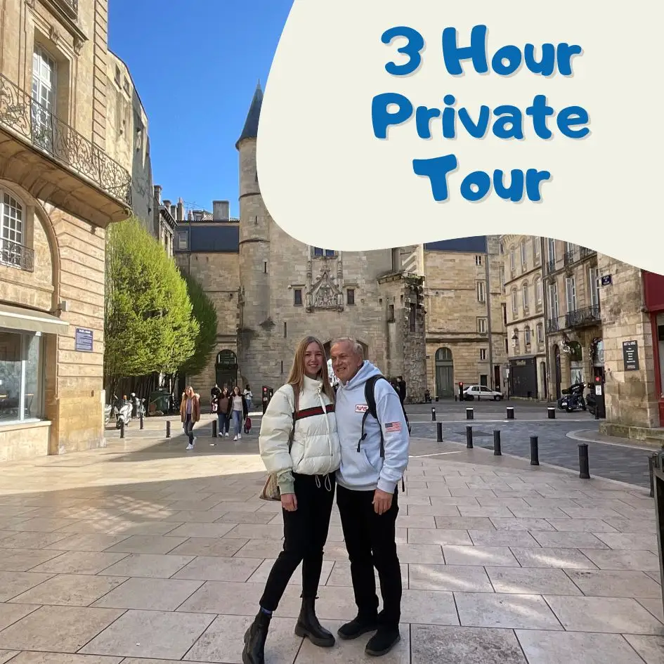 3 hours private tour in Bordeaux