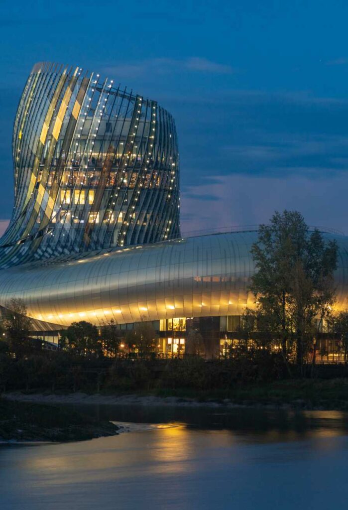 Bordeaux wine museum from the outside