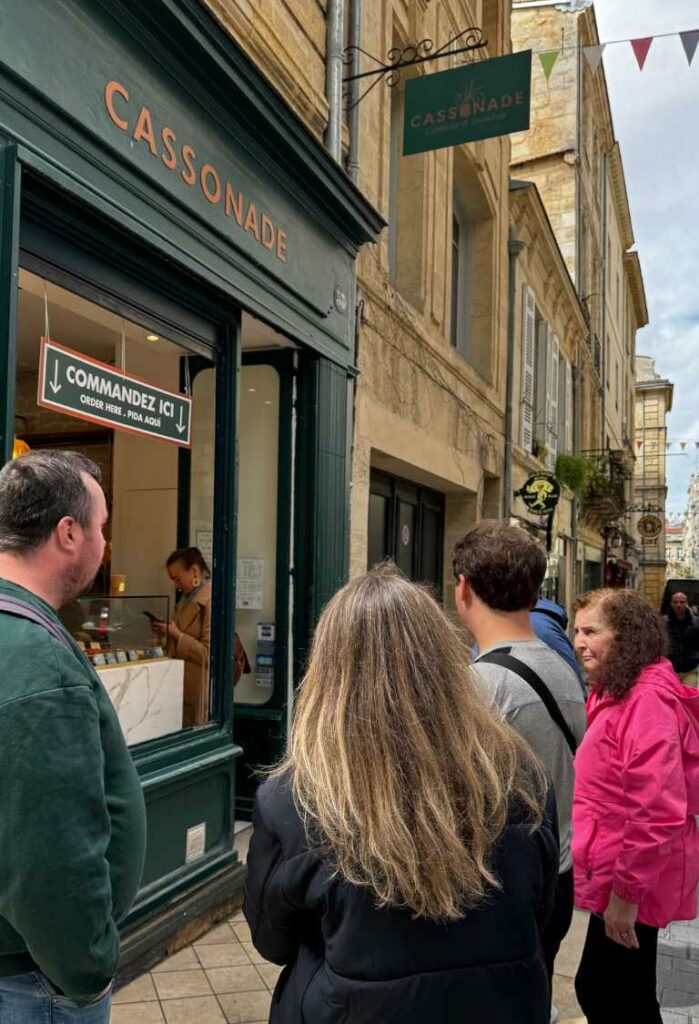 A group on our Bakery Tour in Bordeaux